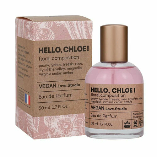 Delta Parfum Vegan Love Studio Hello Chloe парфюмерная вода 50 мл для женщин vegan man studio deep blue веган мэн студио дип блю edt 100ml for men