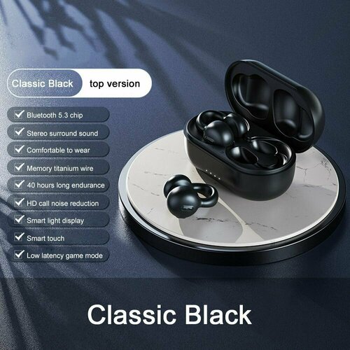 Наушники беспроводные TWS с HiFi и шумоподавлением-Черный 151500₽
