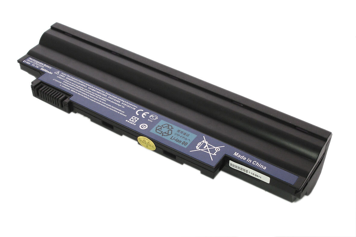 Аккумулятор для ноутбука Acer Aspire One D255 D260 eMachines 355 350 7800mAh OEM черная