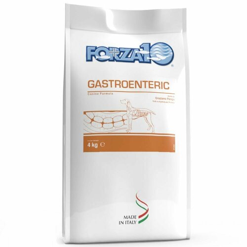 Полнорационный диетический корм для взрослых собак Forza10 Gastroenteric forza10 forza10 intestinal colitis fase полнорационный диетический корм для взрослых собак с рыбой 4 кг