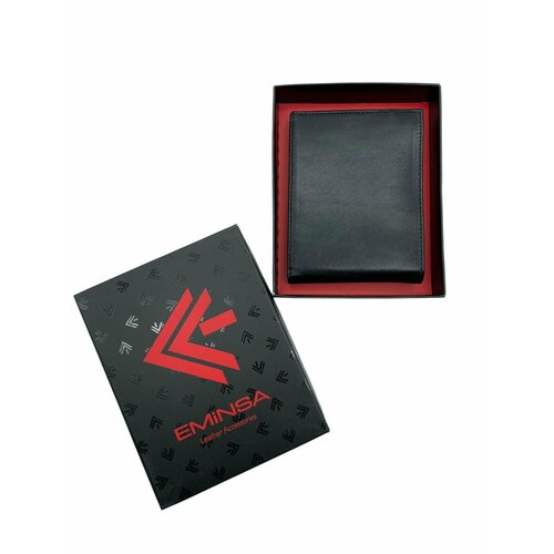 Портмоне Eminsa, фактура гладкая, черный