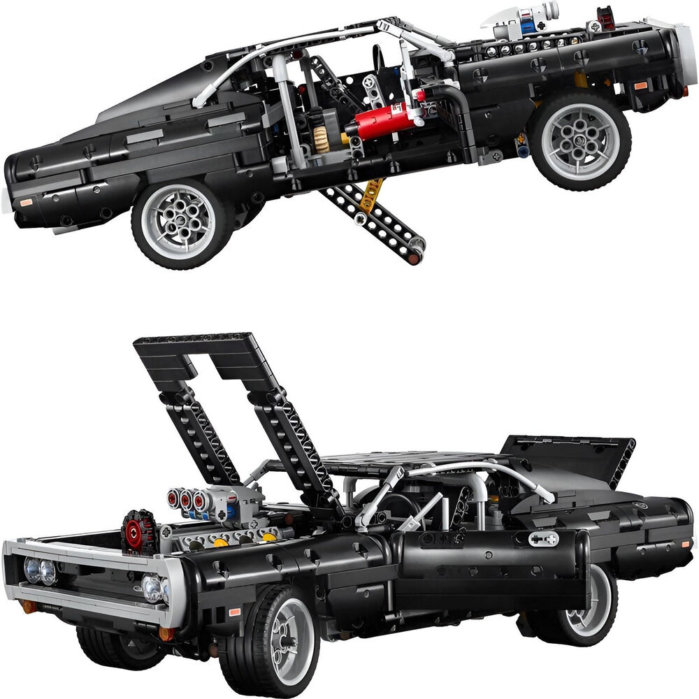 Конструктор Technic "Dodge Charger Доминика Торетто" из форсажа 1077 деталей / совместим с лего / для детей и взрослых — фото 1