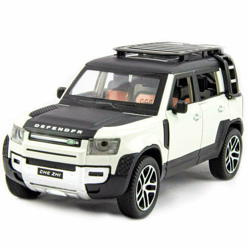 Land Rover Defender Ленд Ровер Дефендер 21 см (1:24) машинка металлическая инерционная