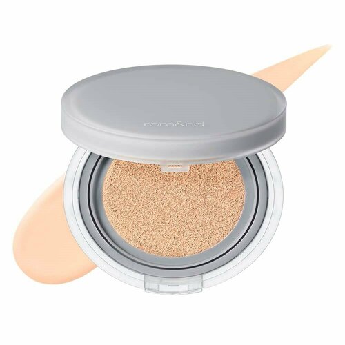 Rom&Nd Nu Zero Cushion SPF24 PA++ Стойкий тональный кушон с полуматовым финишем 03 Natural 21, 15 мл