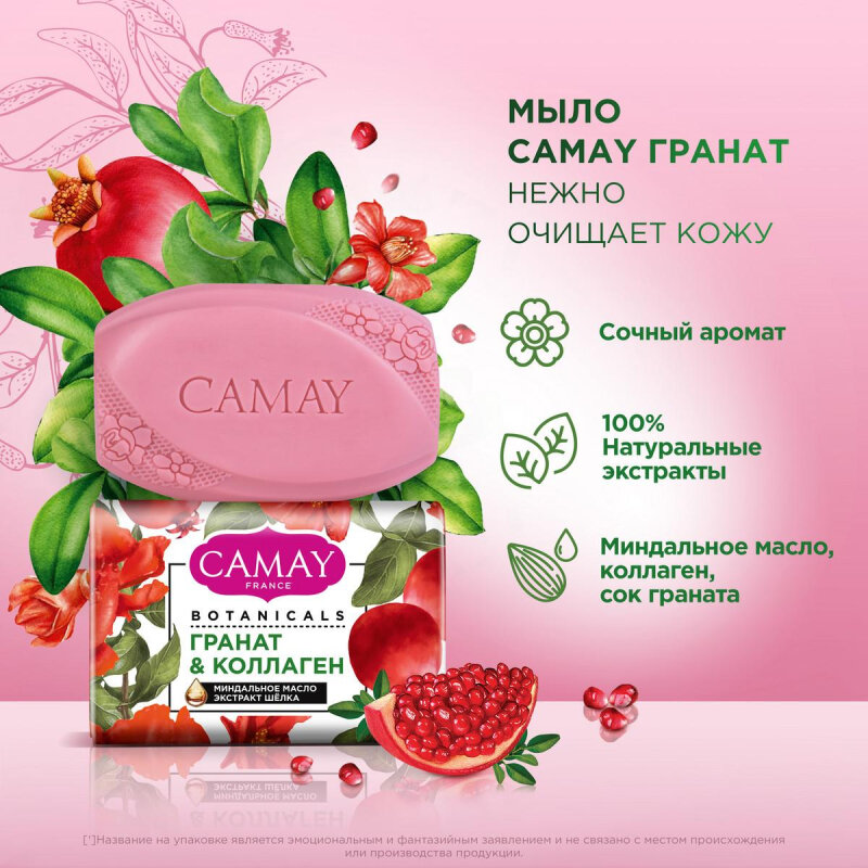 Подарочный набор Camay Pomegranate (гель для душа + мыло)