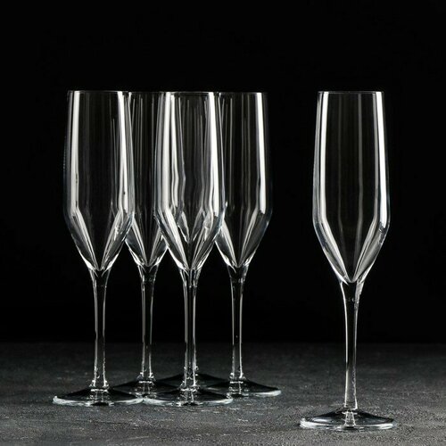 Paşabahçe Набор стеклянных бокалов для шампанского «Напа», 200 мл, 6 шт