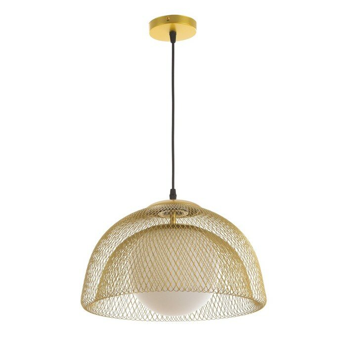 фото BayerLux Светильник "Брайтон" Е27 40Вт золото 35х35х30-130см