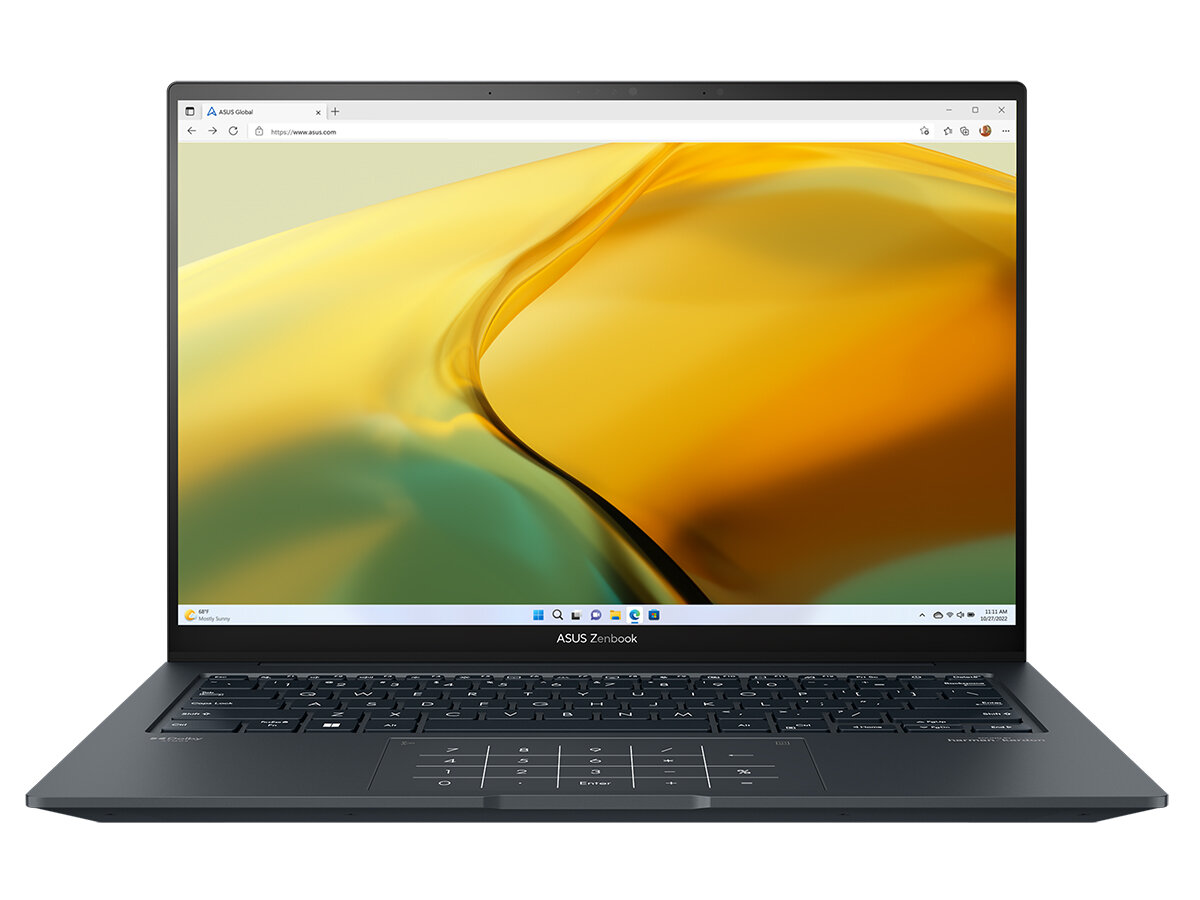 Ноутбук ASUS Zenbook 14X OLED UX3404VA-M9024W 90NB1081-M002Z0 (14.5", Core i7 13700H, 16 ГБ/ SSD 1024 ГБ, Iris Xe Graphics eligible) Серый