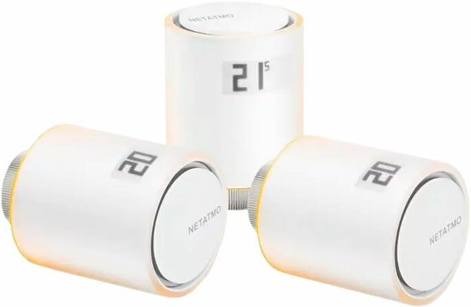 Набор Netatmo: дополнительные термоголовки, 3 шт, белый