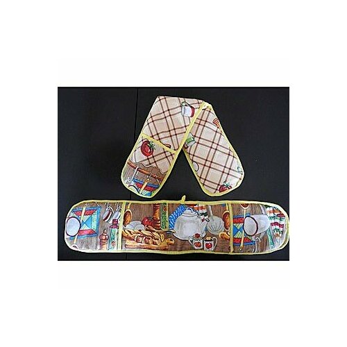 Прихватка двойная Русский лен из хлопка