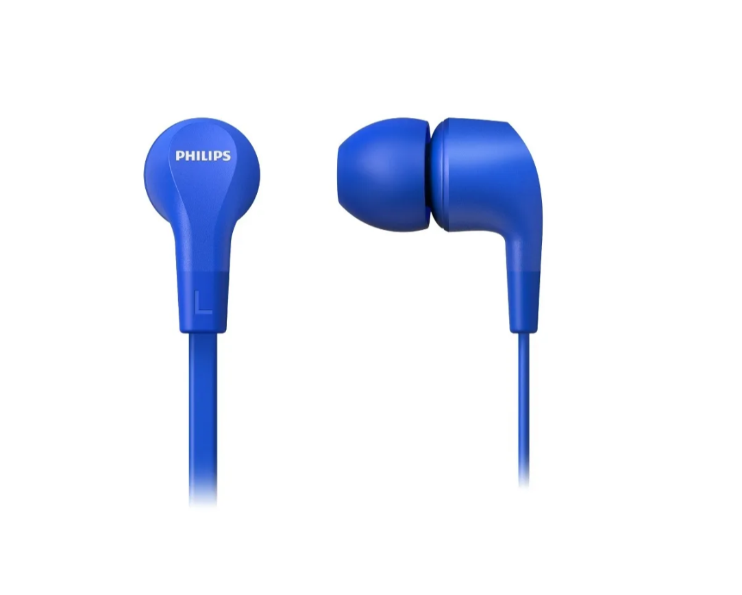 Наушники Philips TAE1105, mini jack 3.5 mm, blue