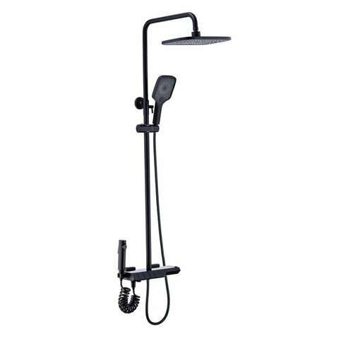 Душевая стойка Boch Mann Vettorre B TS BM9651 с термостатом, черный