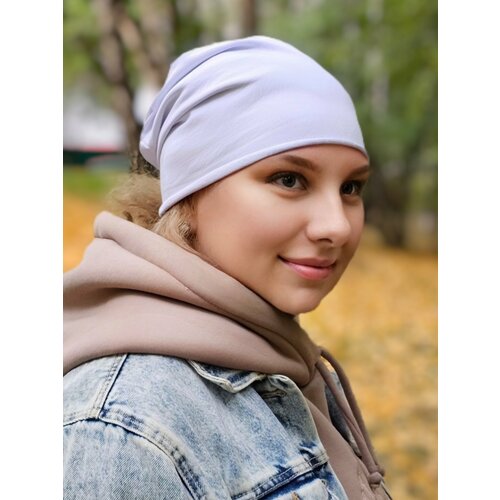 фото Шапка бини luchiorado, размер 53-58, белый