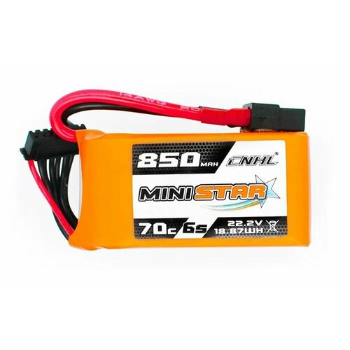 Аккумулятор CNHL Ministar 850мАч 6S 70C LiPo XT60