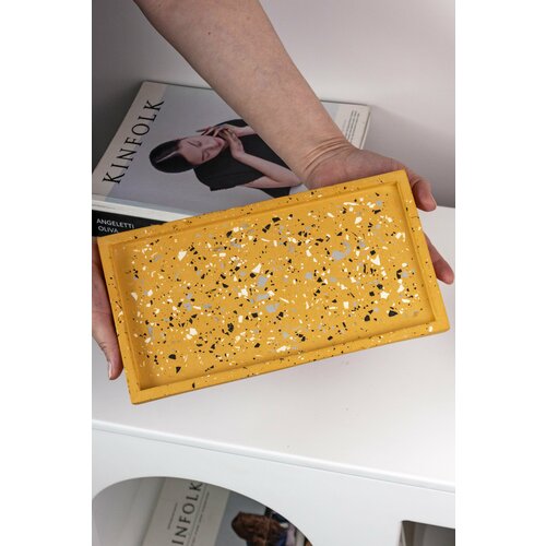 Декоративная подставка терраццо из гипса для интерьера