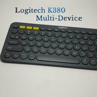 Беспроводная клавиатура Logitech K380 Multi-Device темно-серый, английский/русский (ISO)