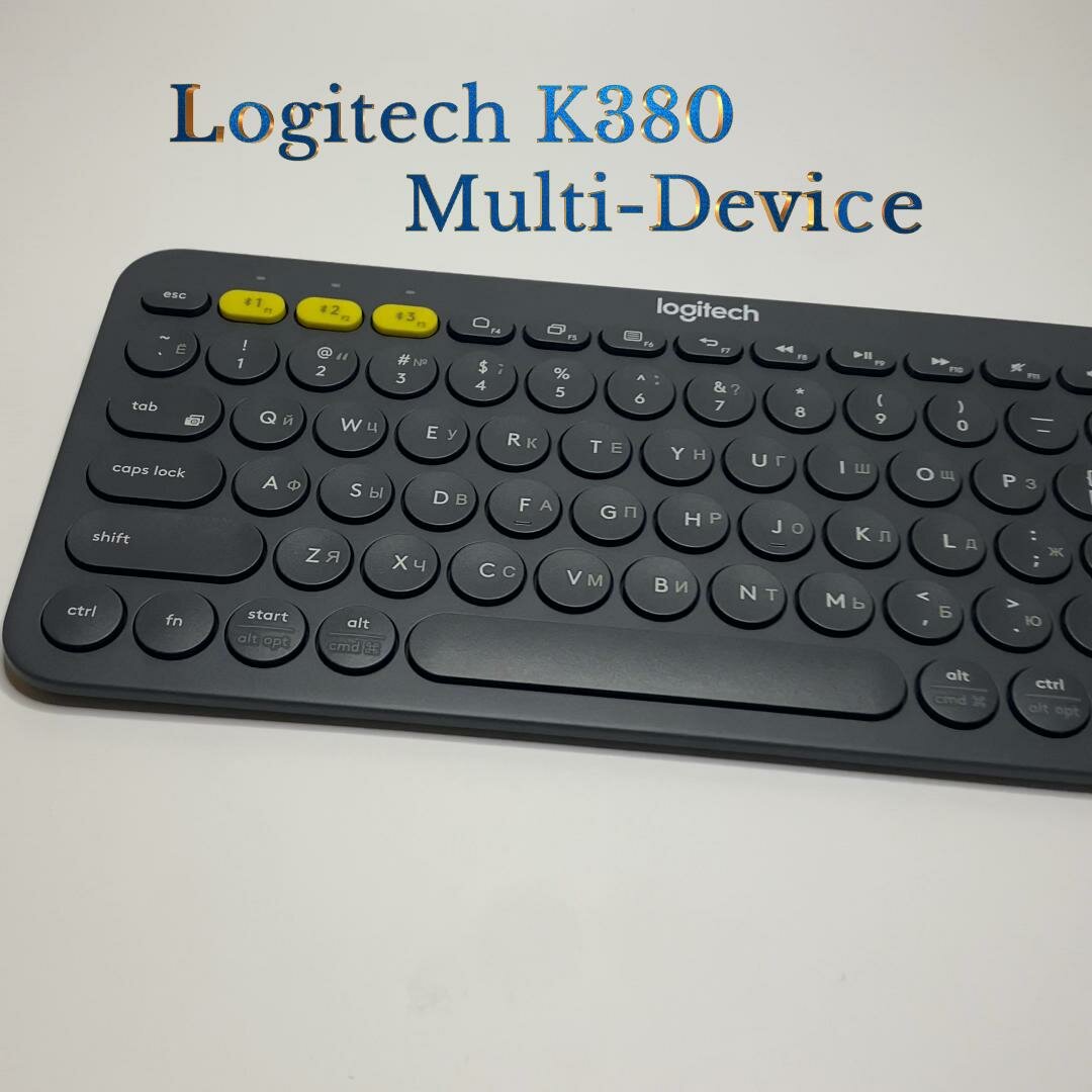 Клавиатура LOGITECH K380 Multi-Device, USB, черный [920-009589] - фото №3