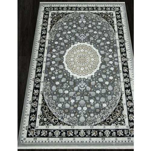 Ковер O1467 - 090 BLACK - Прямоугольник - коллекция MIRAY (2.4 х 3.4 м)