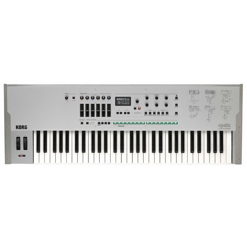 цифровой синтезатор rockdale creator 1 KORG OPSIX SE Platinum