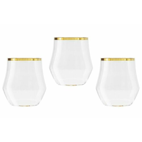 Набор стаканов для виски Сабина золото, 0,375 л. 6 шт. Same