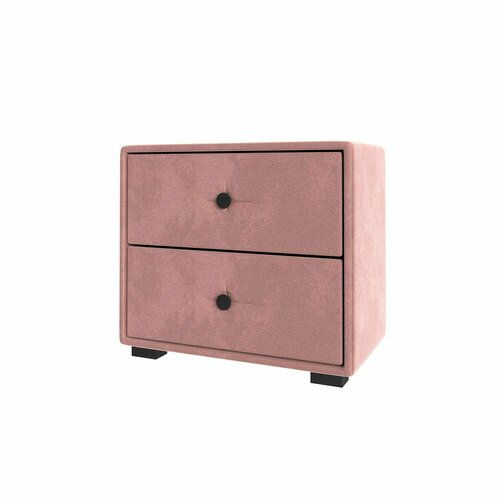 Тумба прикроватная НК-мебель TANGO Велюр Розовый 72306849