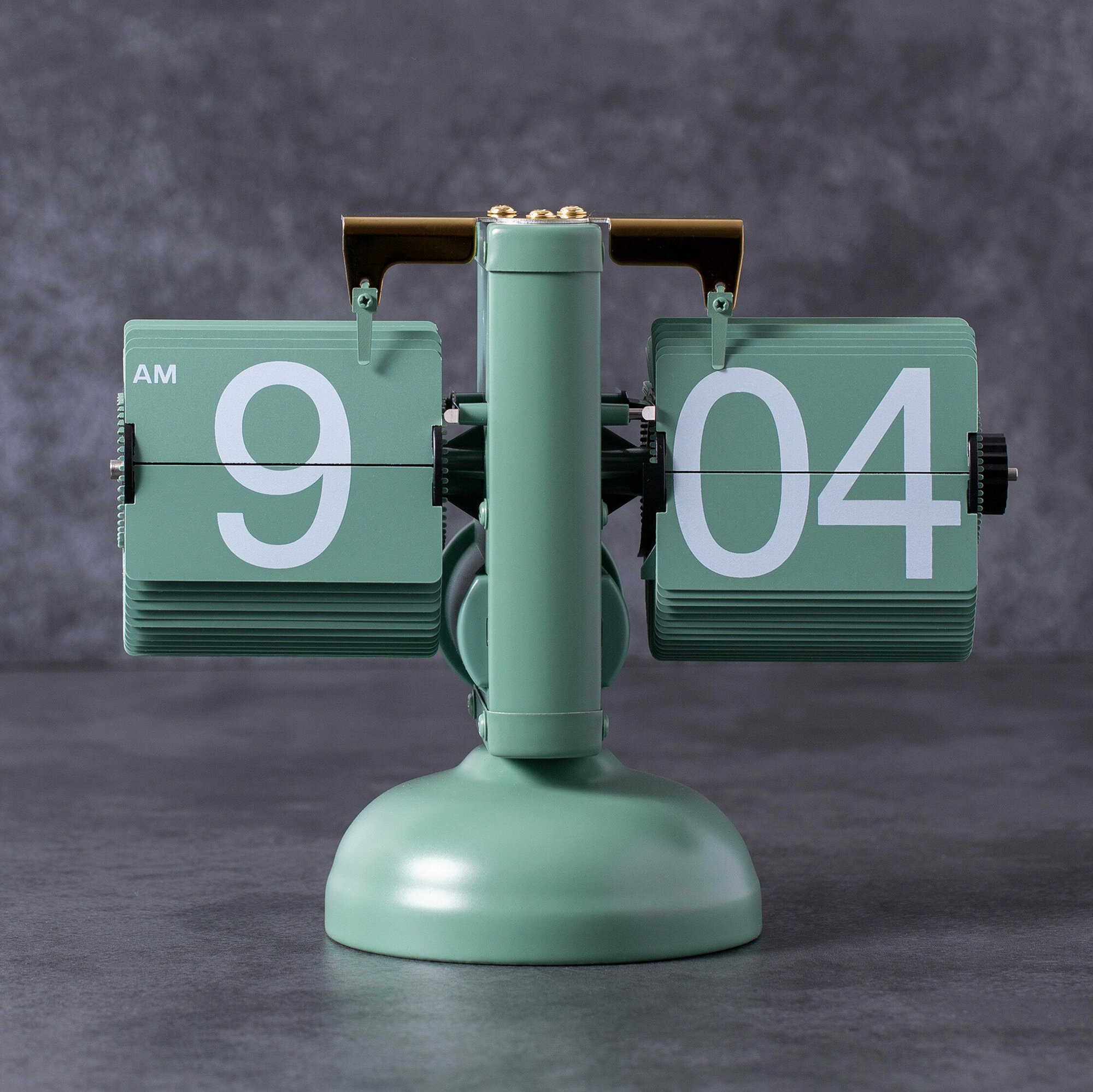 Классические перекидные часы Flip-clock Green, 16х21х8 см (зеленые)