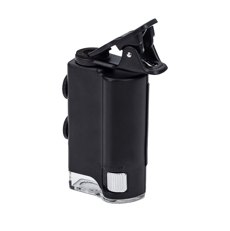 фото Микроскоп карманный Mini 60x-100x 7751W с клипсой на смартфон