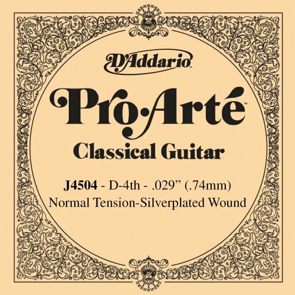 Одиночная струна для классической гитары D'Addario Pro-Arte J4504 29