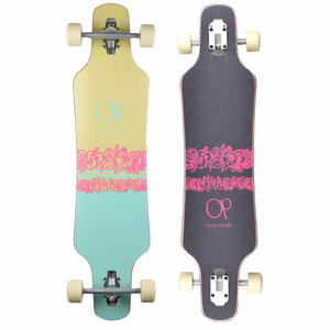 Лонгборд OCEAN PACIFIC ISLAND DROP THROUGH LONGBOARD OFF WHITE/TEAL 39"