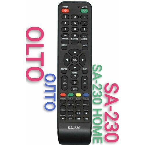 Пульт SA-230 для OLTO(олто) телевизора/sa-230/24f337 home пульт huayu для телевизора olto 40f337
