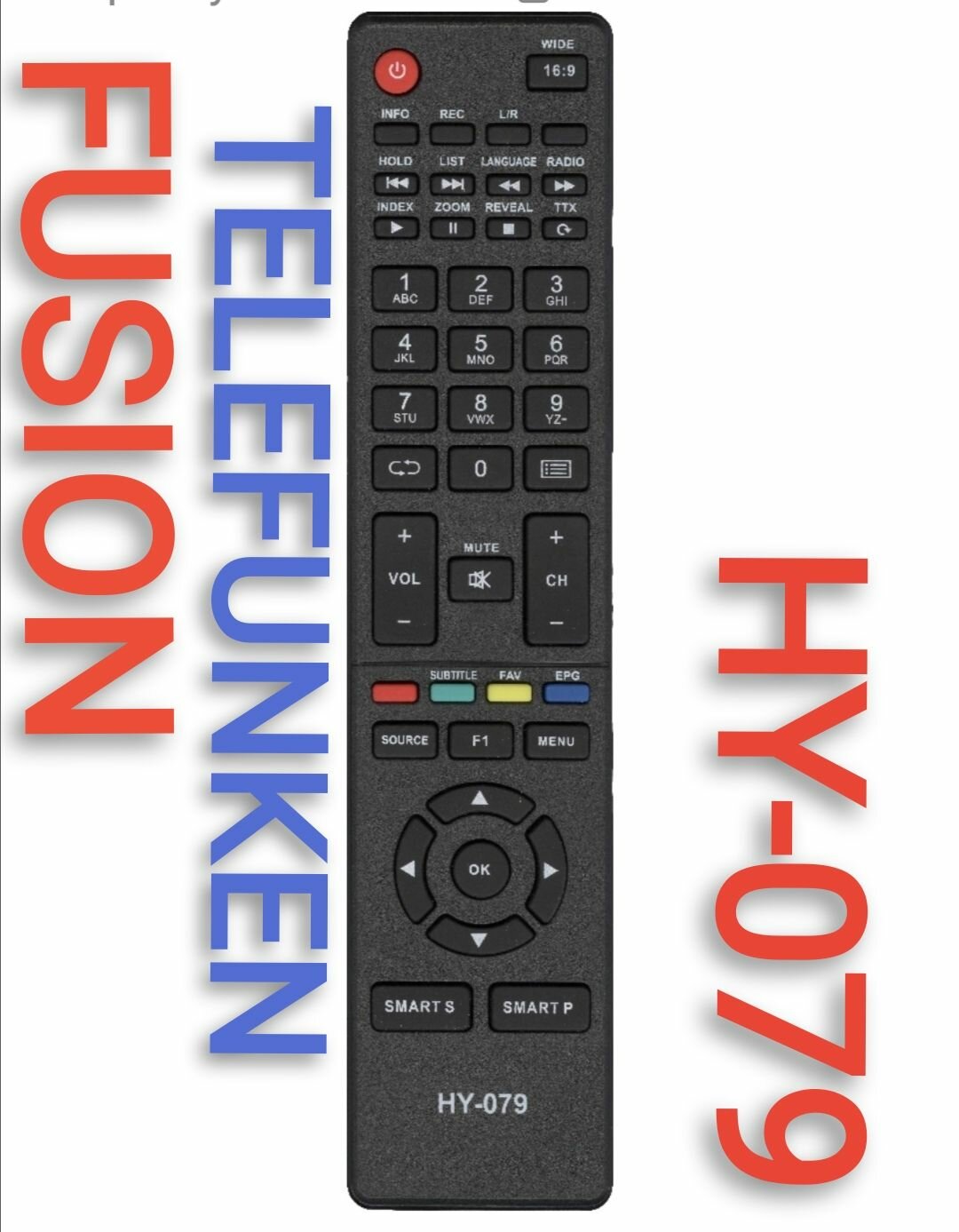Пульт HY-079 для FUSION и TELEFUNKEN /телефункен телевизора