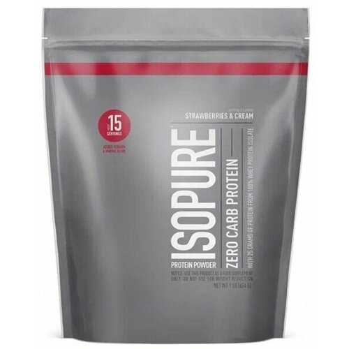 IsoPure Zero Carb Nature’s Best (454 гр) - Ваниль usn isopro 100% изолят сывороточного протеина ванильное мороженое 1814 г 4 фунта