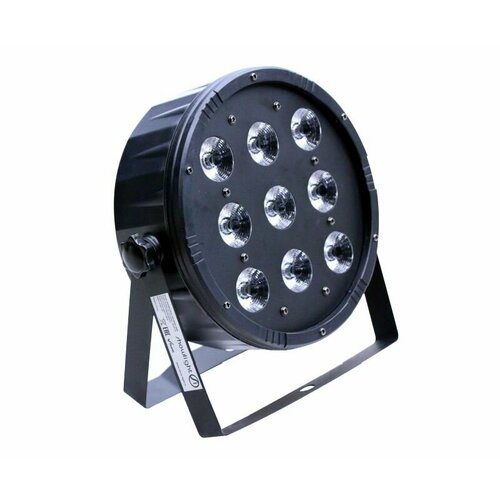 SHOWLIGHT LED SPOT 90W, Прожектор заливного света LED RGBW, 9 светодиодов мультичип по 10W, DMX512 7, шт