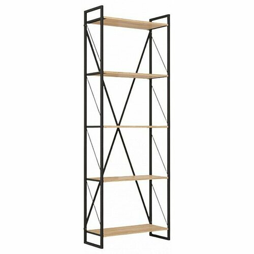 Стеллаж Скарлетт Цвет корпуса дуб сонома черный 9385₽