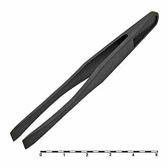 фото Пинцет пластиковый антистатический с расширенным захватом 1PKTZ103 / RUICHI