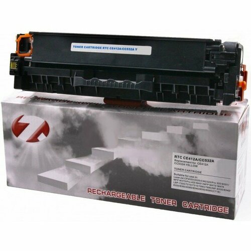 CE412A / CC532A / Cartridge718Y / 7Q-CE412A/CC532A/Cartridge718Y 7Q Seven Quality совместимый желтый