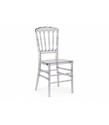 Пластиковый стул Chiavari 1 clear white 15588