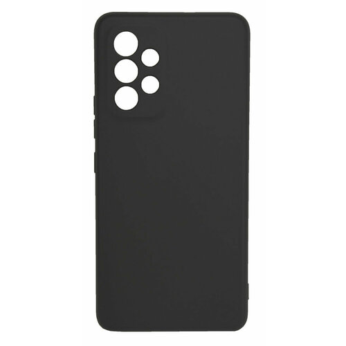 Накладка силиконовая для Samsung Galaxy A53 5G A536 черная накладка силиконовая для samsung galaxy a53 5g a536 под карбон чёрная