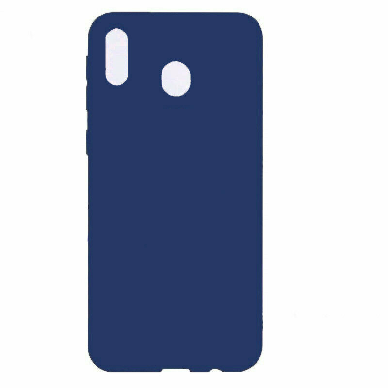 Накладка силиконовая Silicon Cover для Samsung Galaxy A30 (2019) SM-A305 синяя