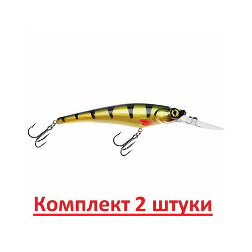 фото Воблер aqua пан 130mm, вес - 13,0g, цвет 048 (окунь), 2 штуки