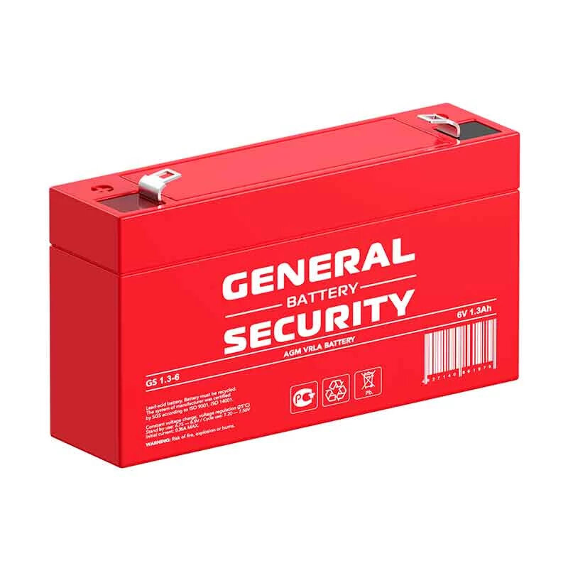 Аккумуляторная батарея General Security GS13-6