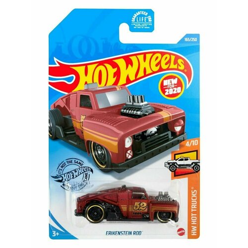 Hot Wheels ERIKENSTEIN ROD Red Эрикенштейн 165/250 HW Hot Trucks 4/10 Mattel GHF14 2020
