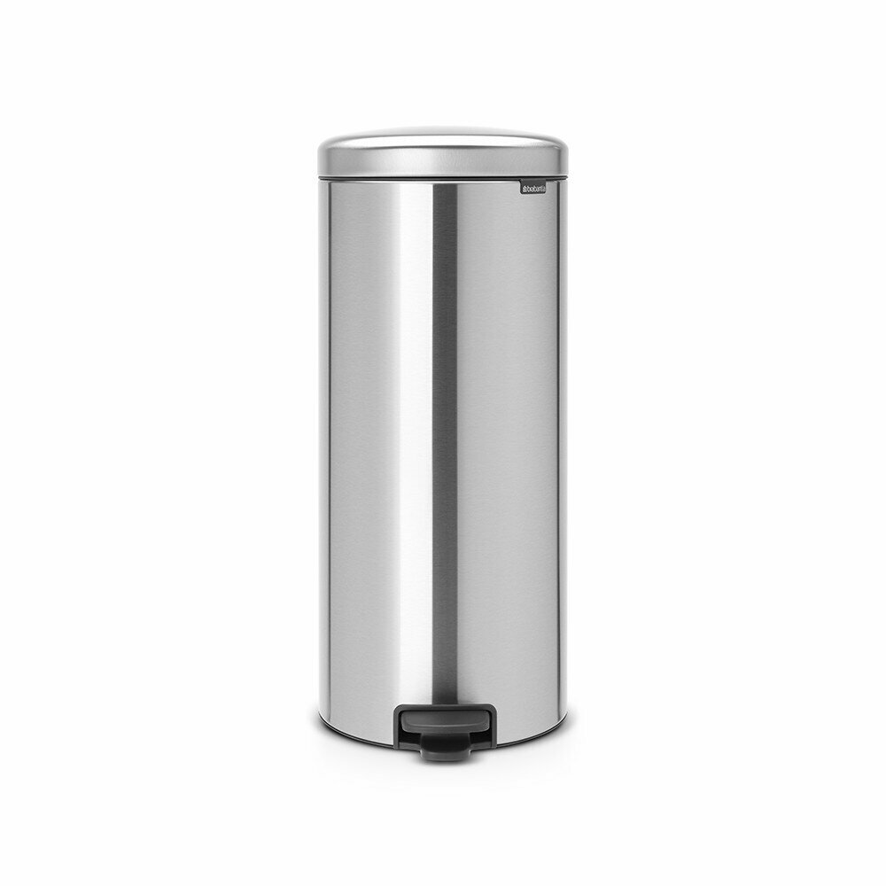 Бак для мусора Brabantia Newicon, 30л, с педалью, стальной матовый 114380