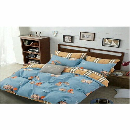 Детское белье 1.5 сатин Мишки