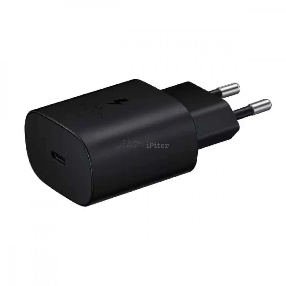 Samsung Сетевое зарядное устройство USB Type-C, адаптер для быстрой зарядки, 25 W (EP-TA800), черный