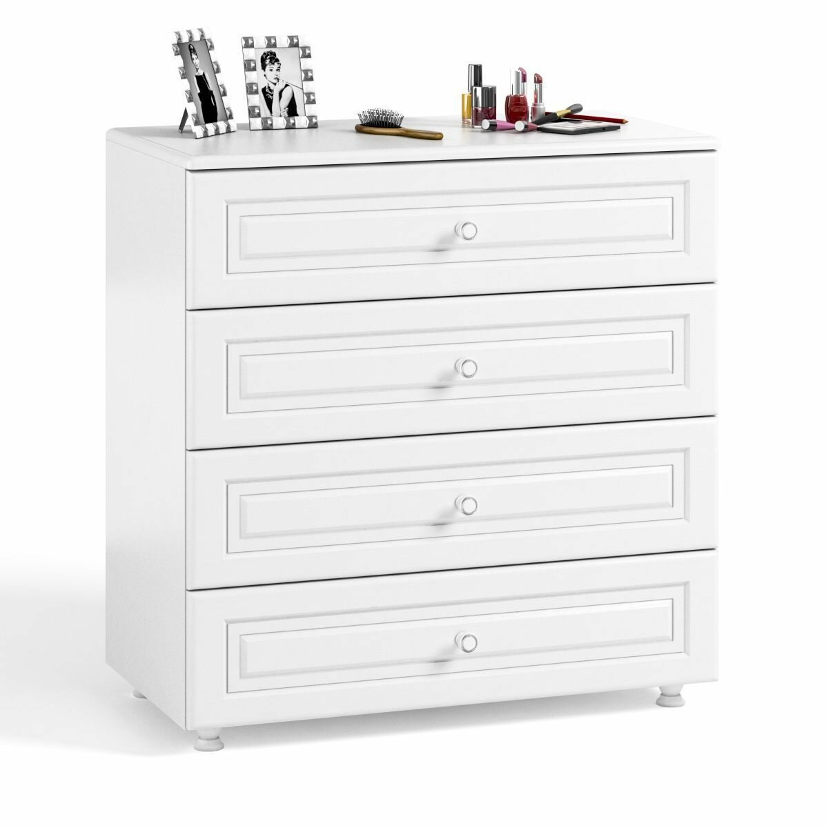 фото Комод Катрин-К АФ-6 Афина Белое дерево