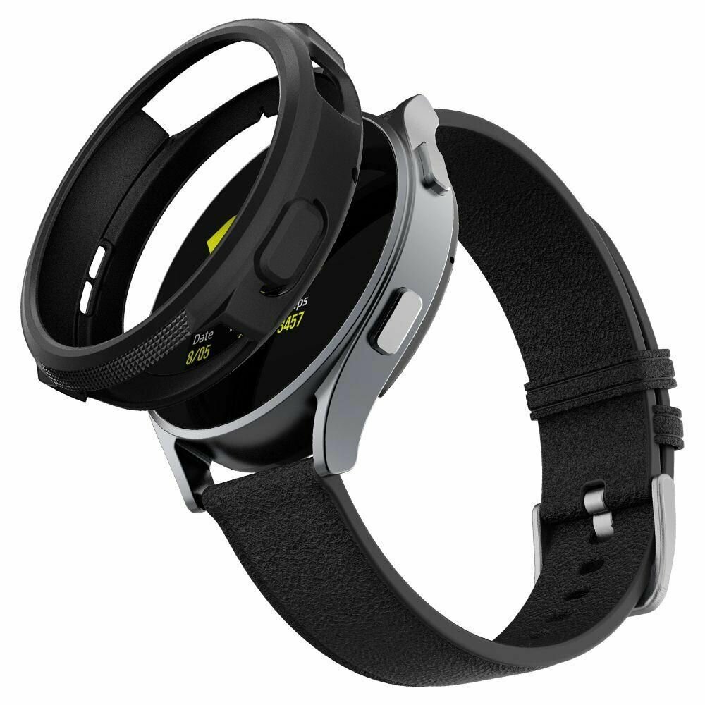 Чехол SPIGEN для Galaxy Watch 5/4 (44 mm) - Liquid Air - Черный - ACS05391 — фото 2