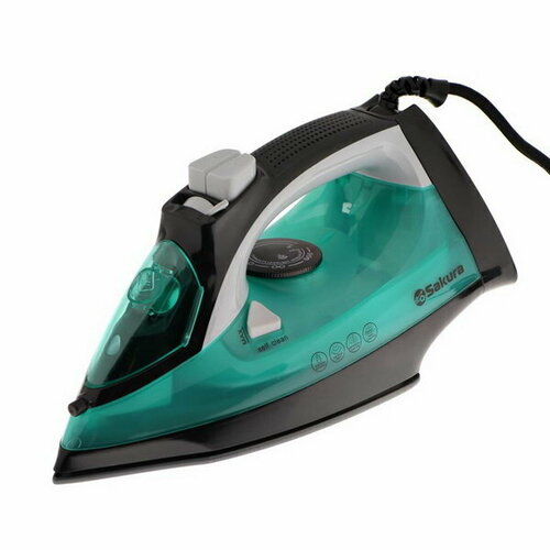 Утюг SA-3070 2400 Вт керамическая подошва 320 мл анти-накипь бирюзовый 373600₽