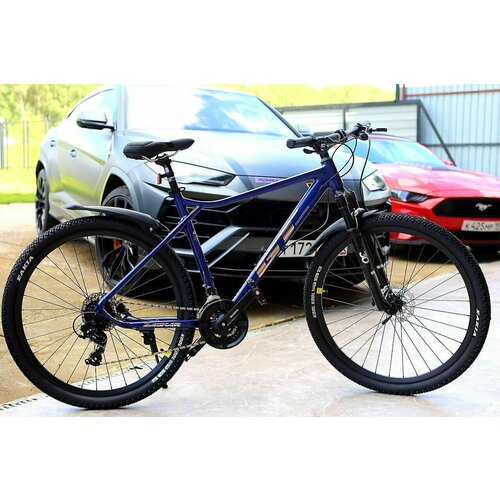 Велосипед Richiesto 125 GT Racer 29 24 скорости алюминиевый сплав Гидравлика синий 3135500₽