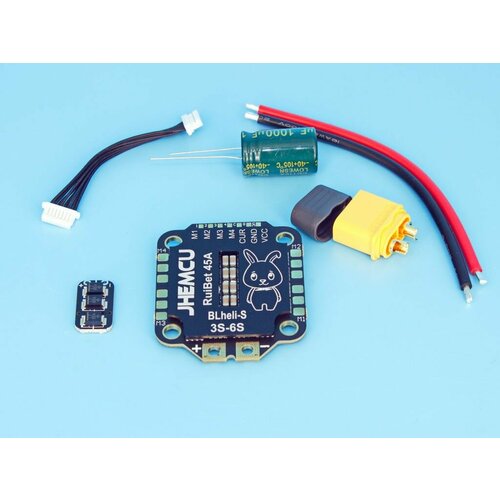 Регулятор скорости 4в1 JHEMCU RuiBet 45A BLHELI S 6S 4718